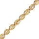 Czech Pinch beads 5x3mm Crystal apricot medium 00030/29121